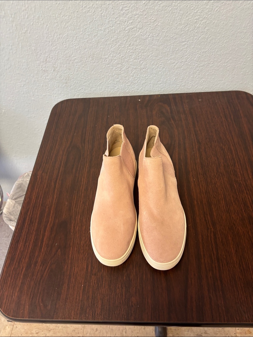 Steve Madden Pink Suede Slip-On Sneakers